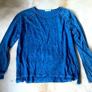 Mens RAG & BONE JEAN Blue Long Sleeve T-Shirt